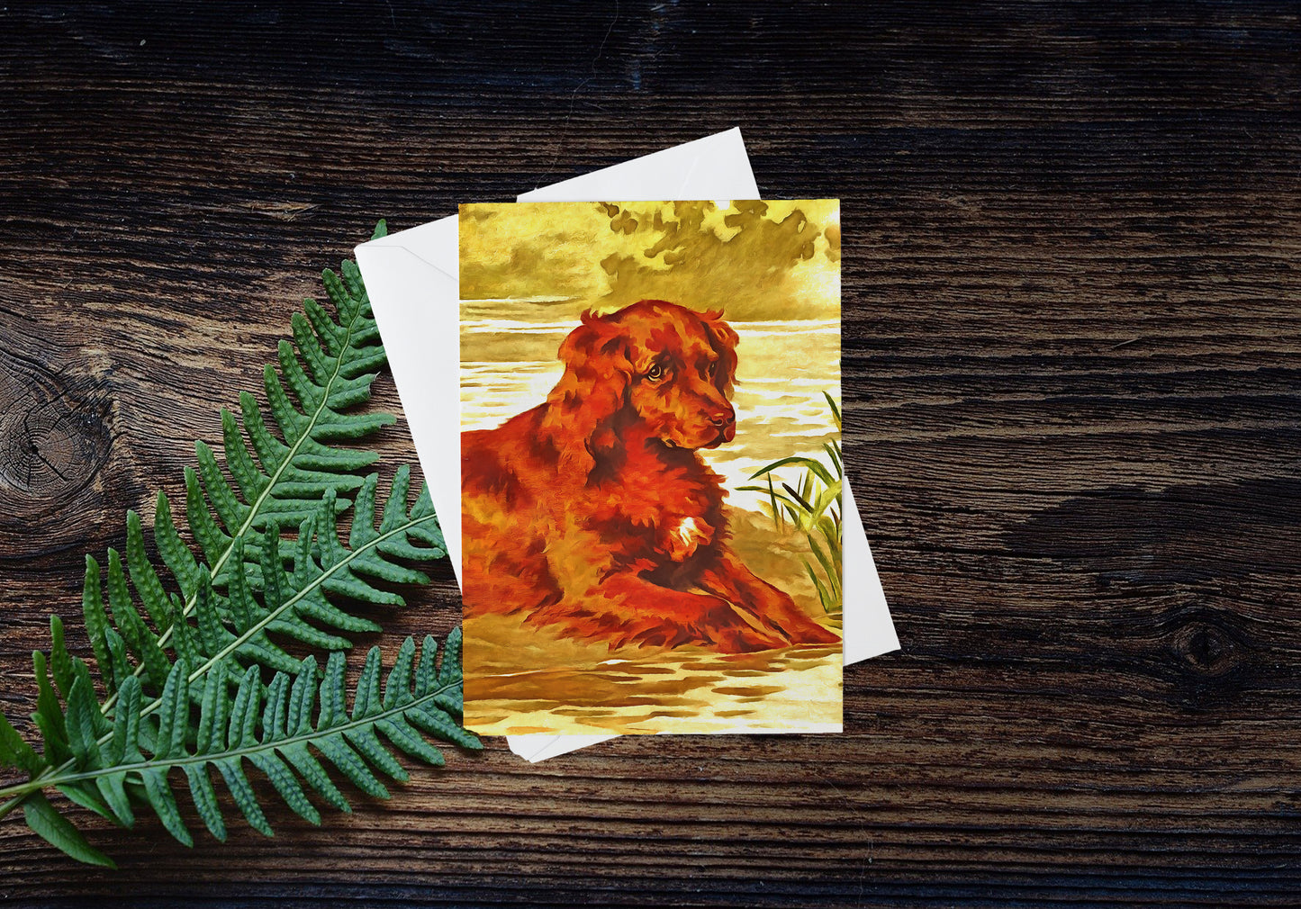 Any occasion greeting Card, blank inside, write anything, dog, design 19