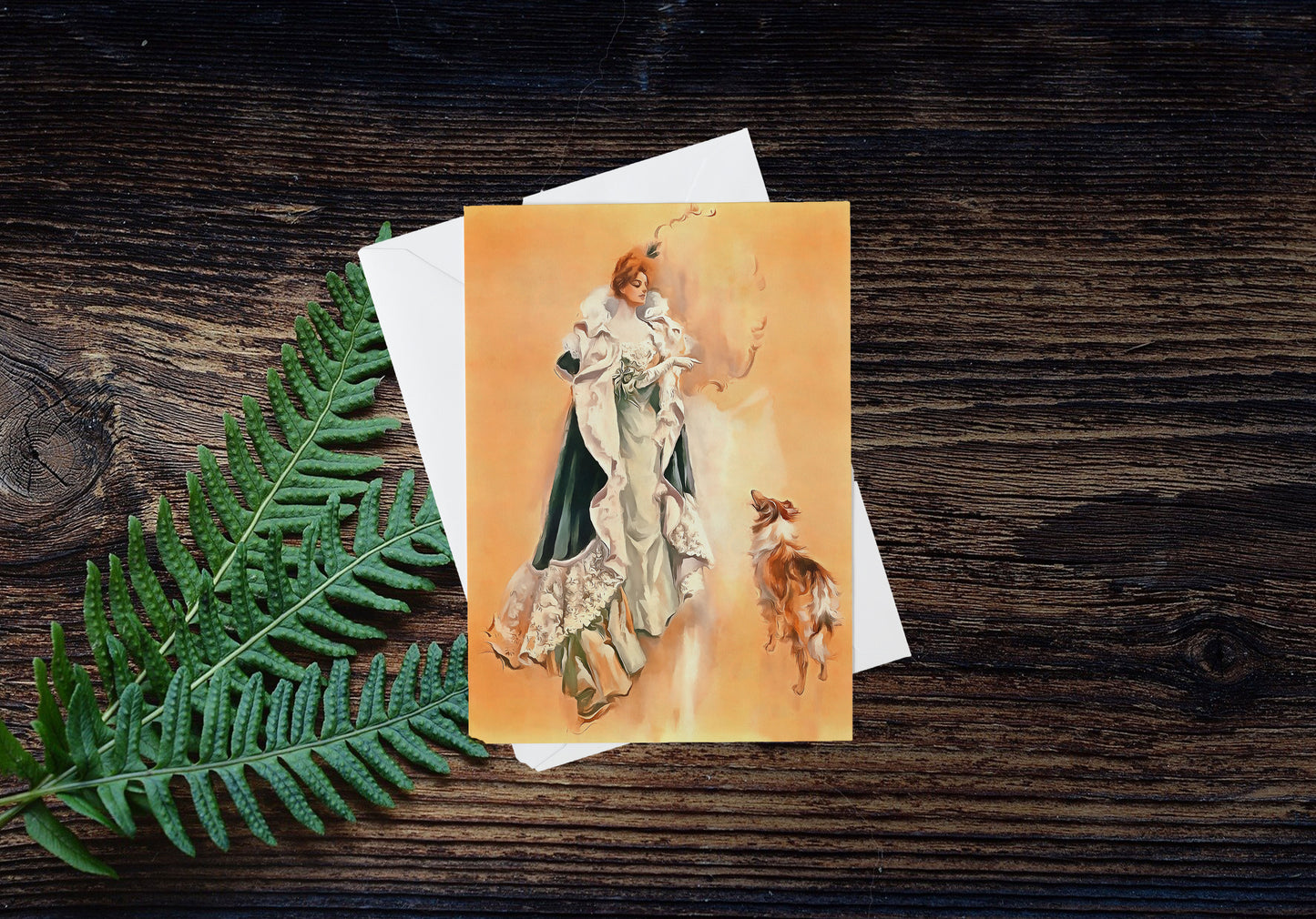 Any occasion greeting Card, blank inside, write anything, dog, design 9