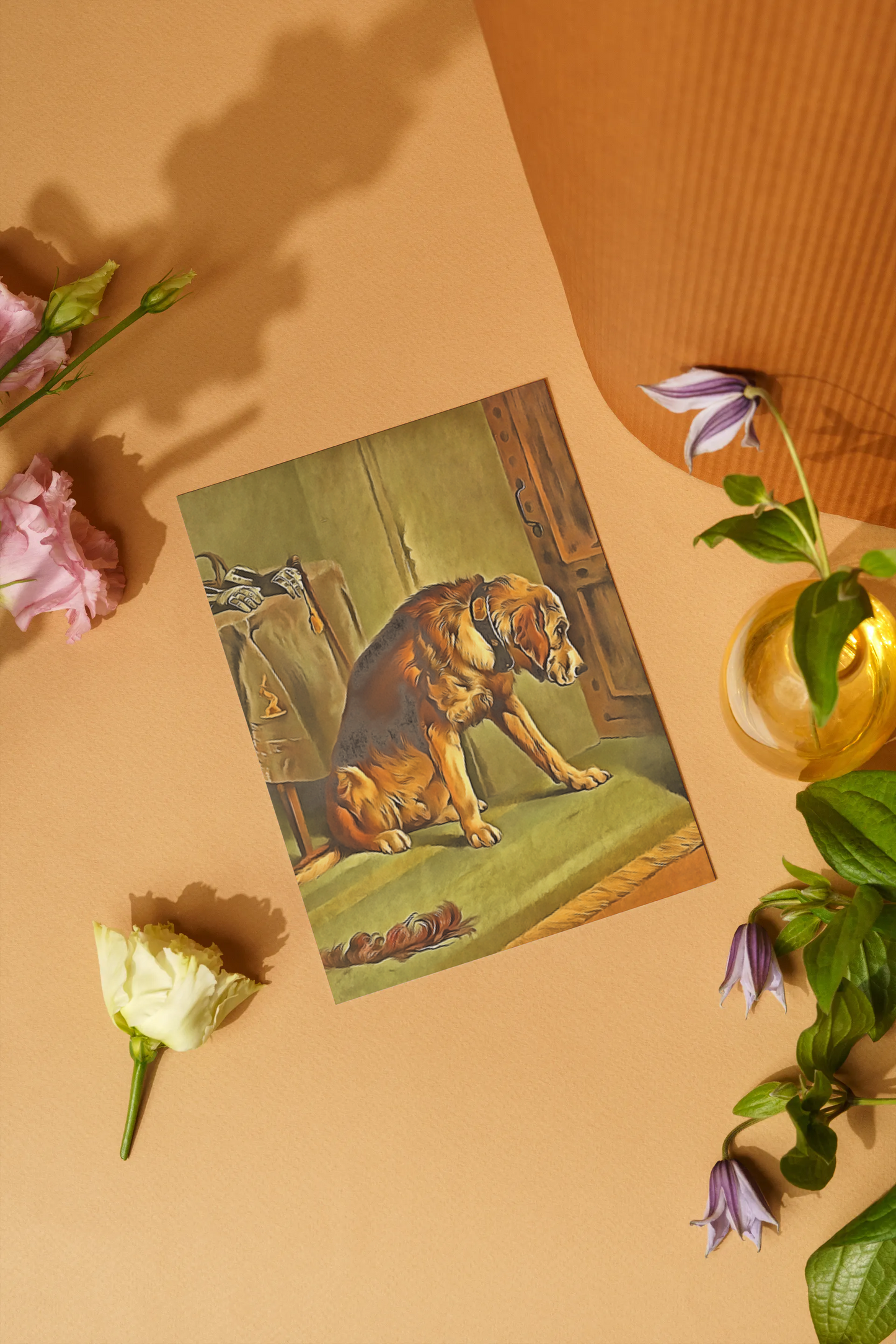 Any occasion greeting Card, blank inside, write anything, dog, design 26