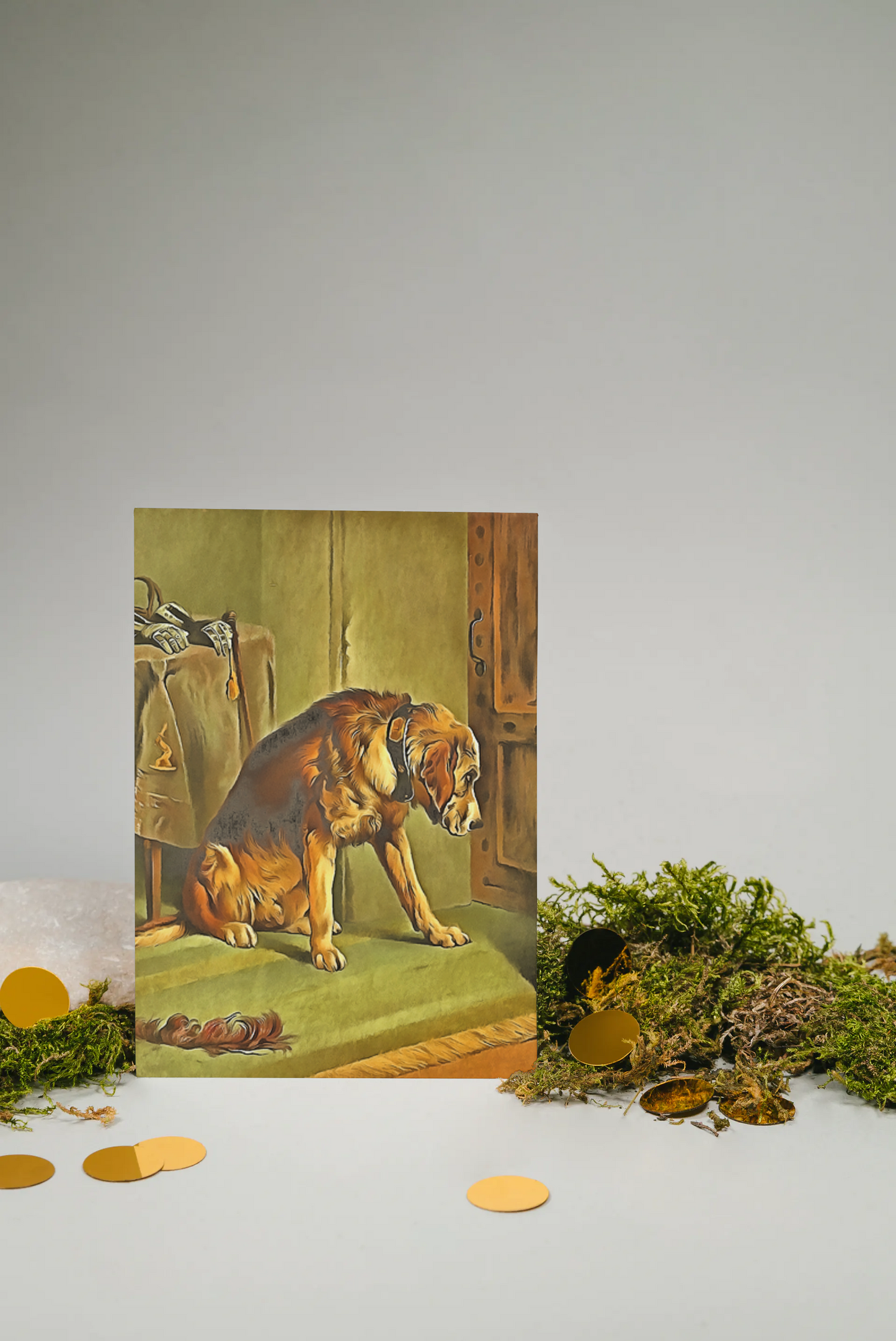 Any occasion greeting Card, blank inside, write anything, dog, design 26