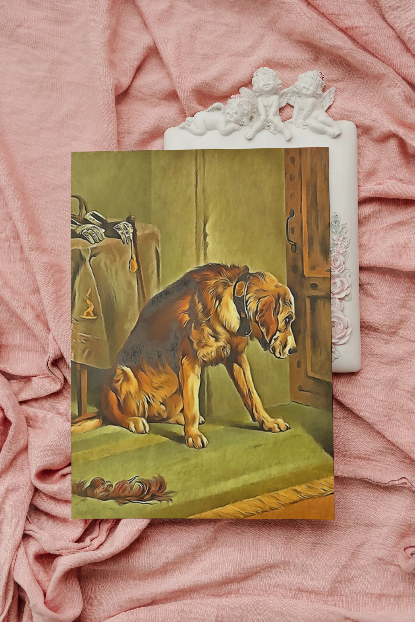 Any occasion greeting Card, blank inside, write anything, dog, design 26