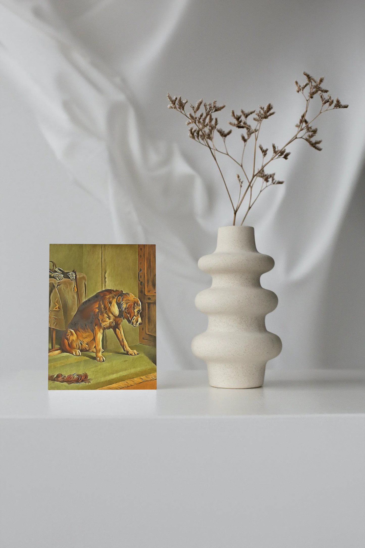 Any occasion greeting Card, blank inside, write anything, dog, design 26