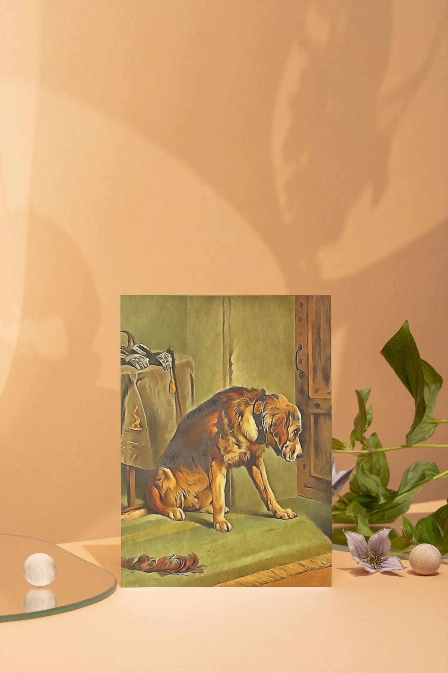 Any occasion greeting Card, blank inside, write anything, dog, design 26