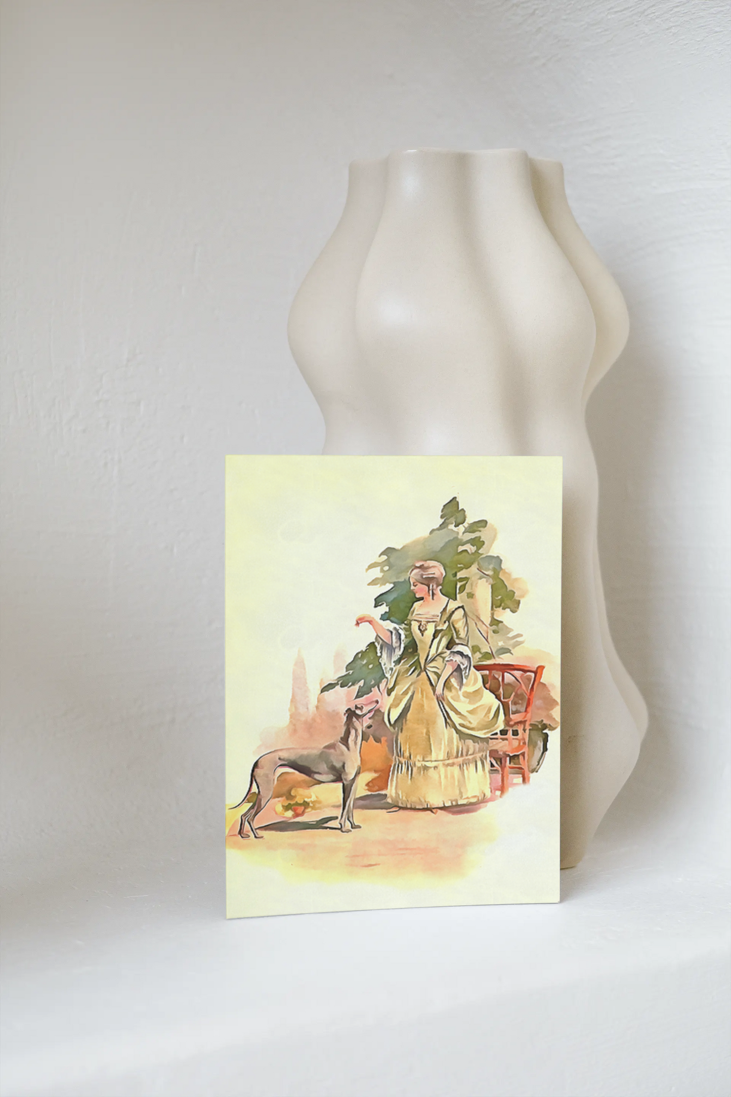 Any occasion greeting Card, blank inside, write anything, dog, design 28