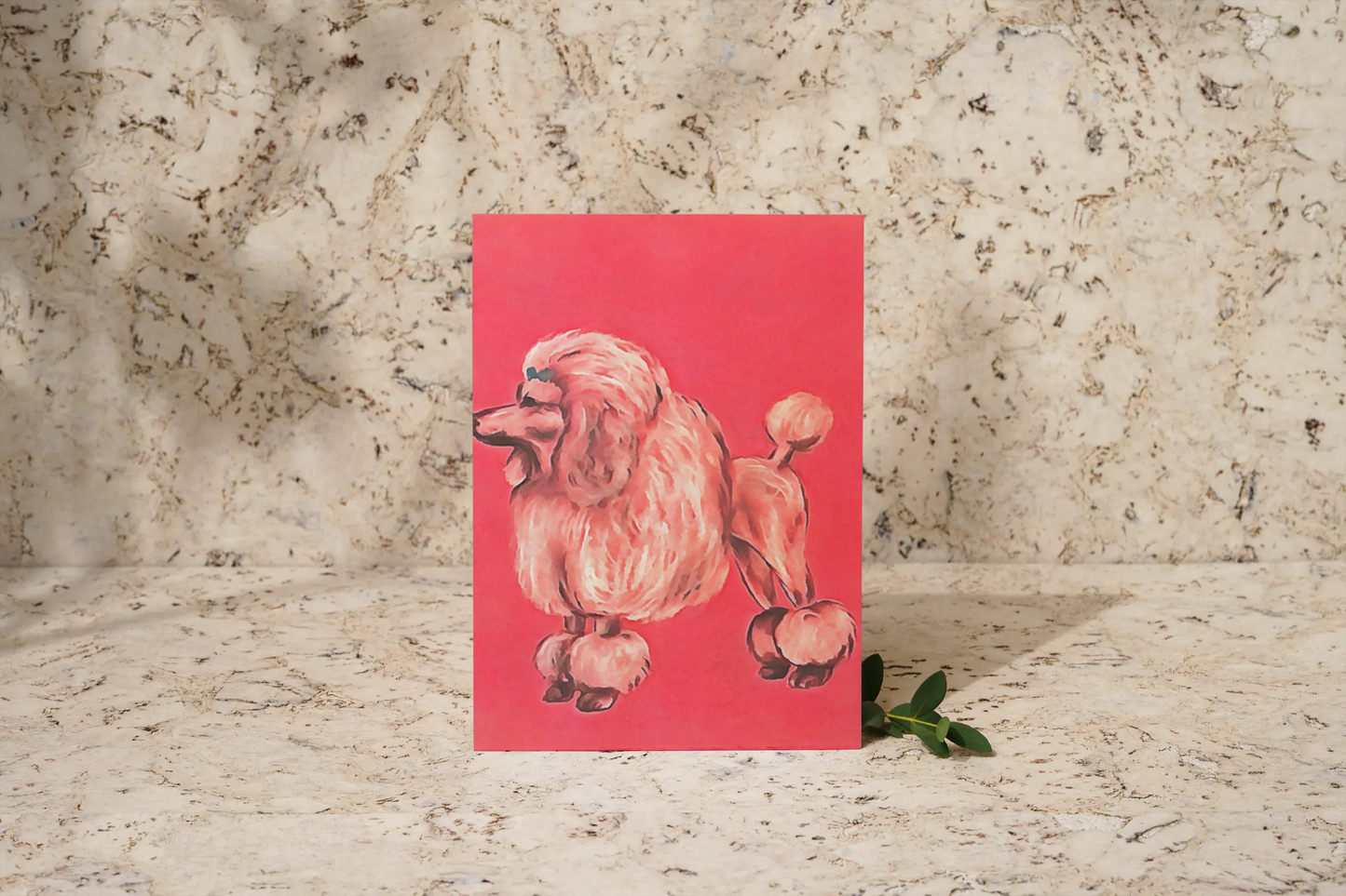 Any occasion greeting Card, blank inside, write anything, dog, design 30