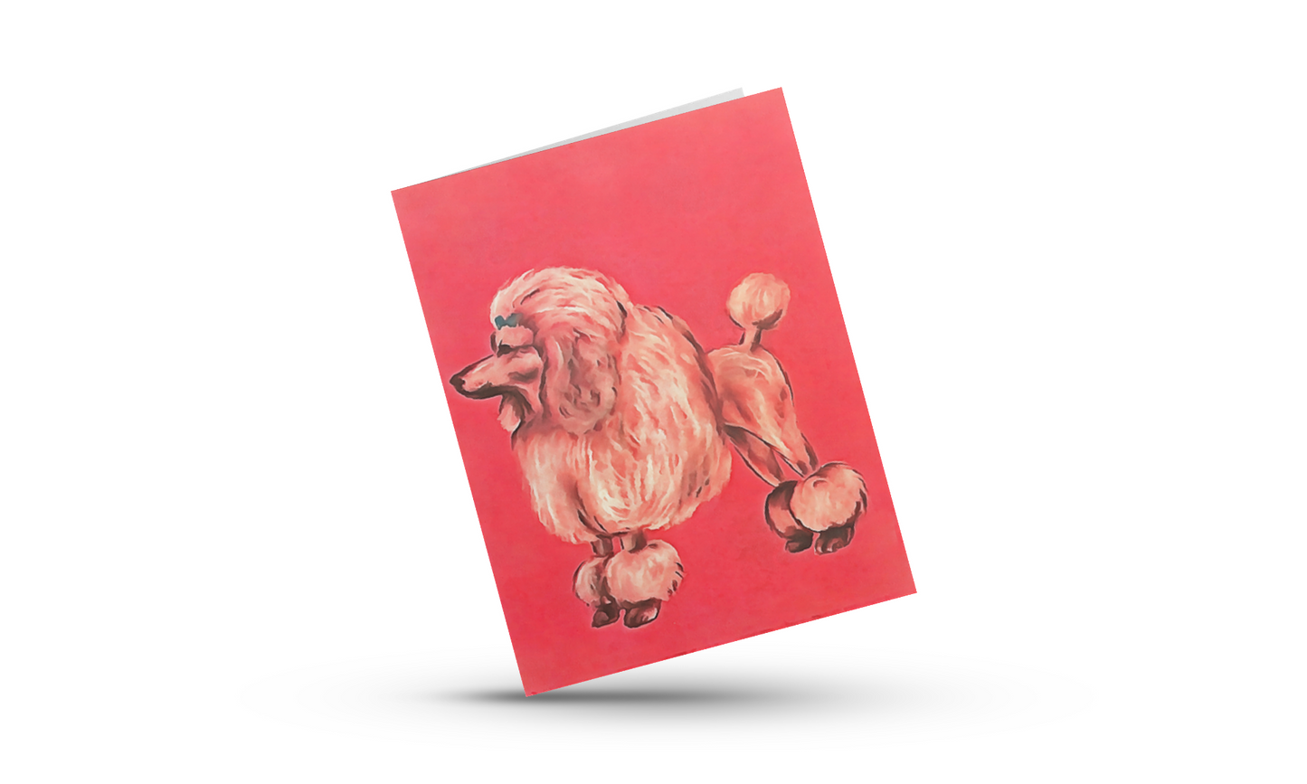 Any occasion greeting Card, blank inside, write anything, dog, design 30