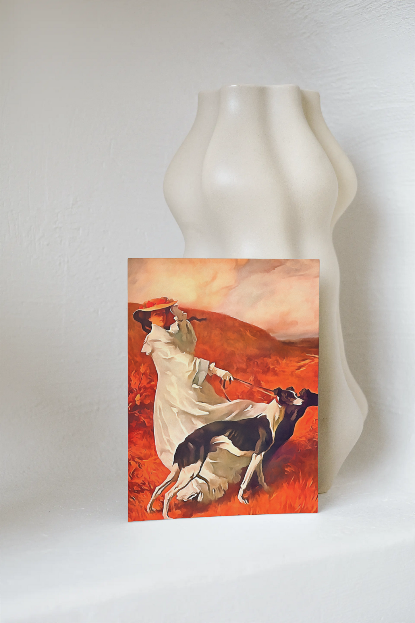 Any occasion greeting Card, blank inside, say anything, dog, design 15