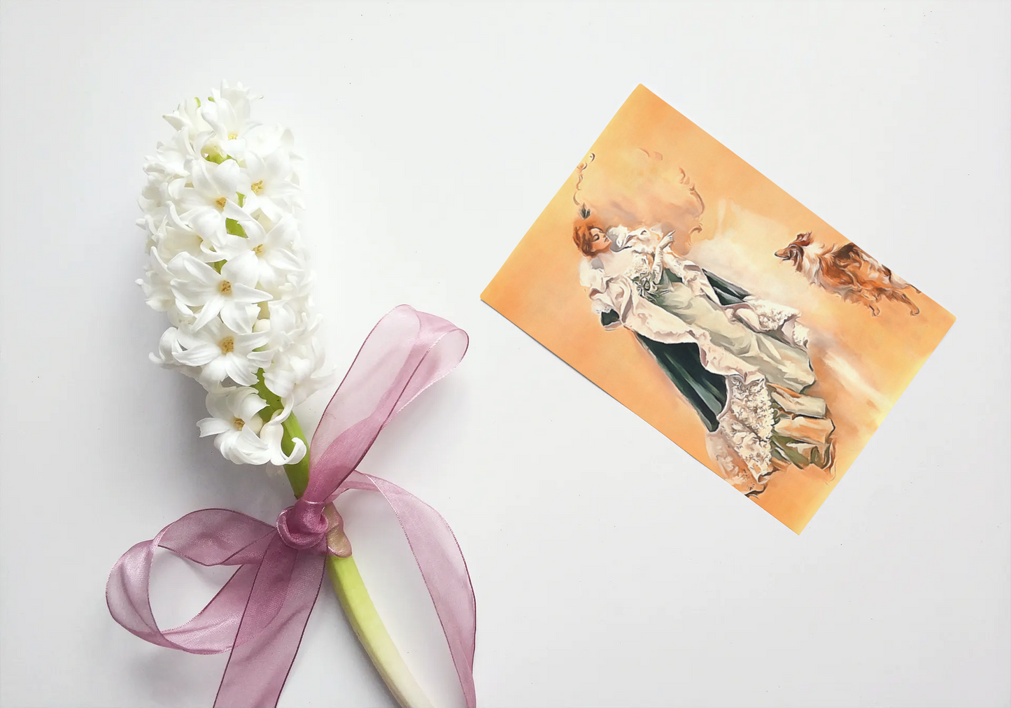 Any occasion greeting Card, blank inside, write anything, dog, design 9