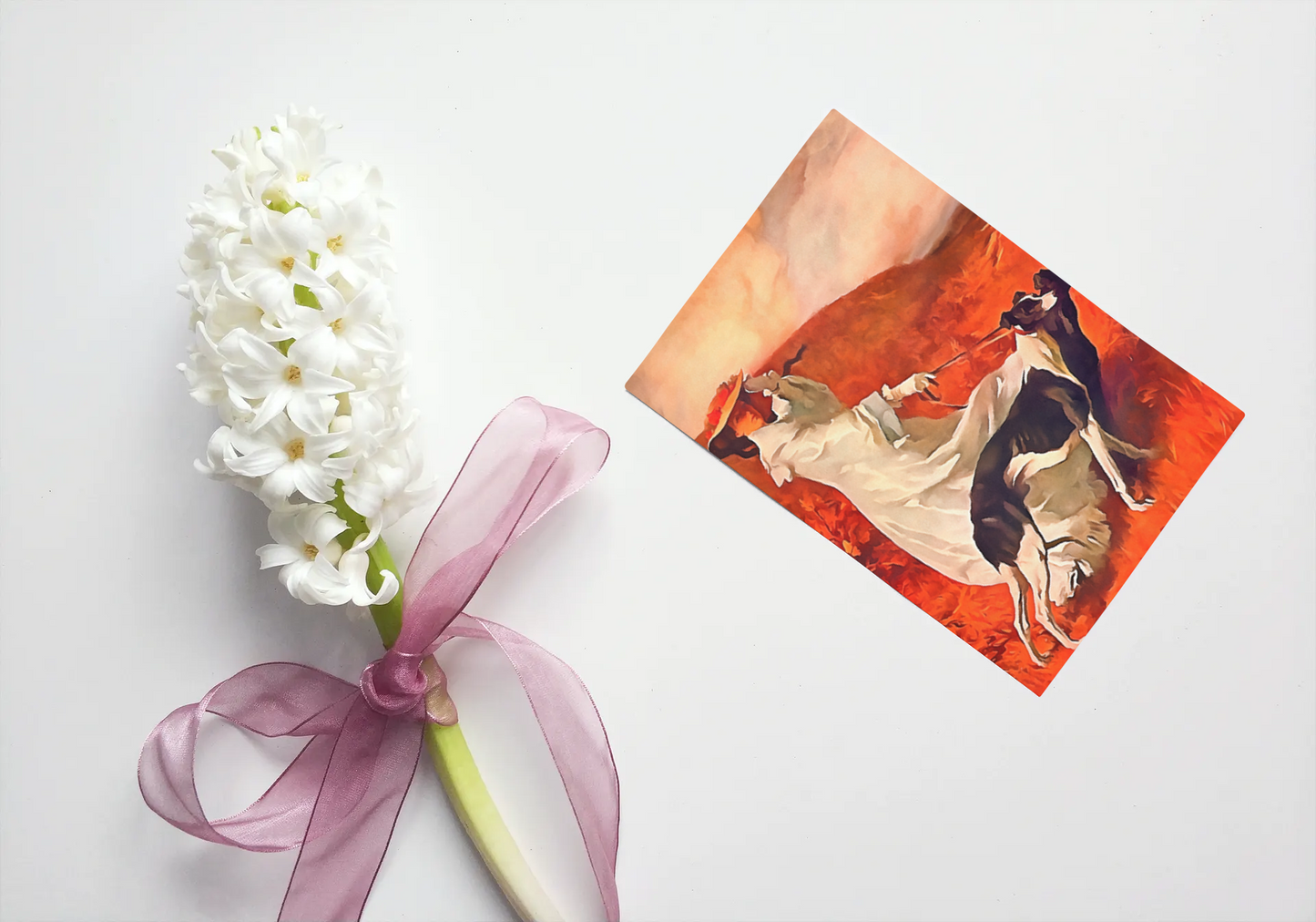 Any occasion greeting Card, blank inside, say anything, dog, design 15